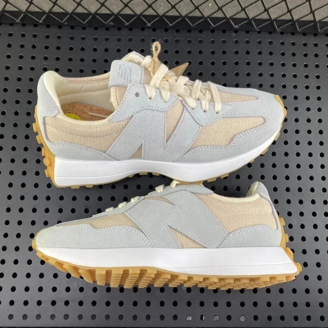 New Balance 327 Gray Yellow Cork