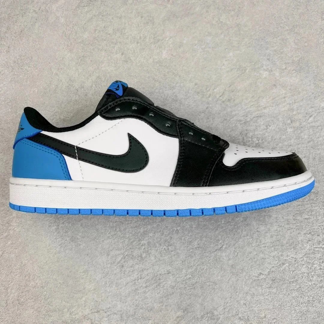 AJ1 Low Black White Blue CZ0790-104