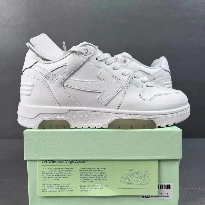 OW Arrow Shoes Pure White 10100