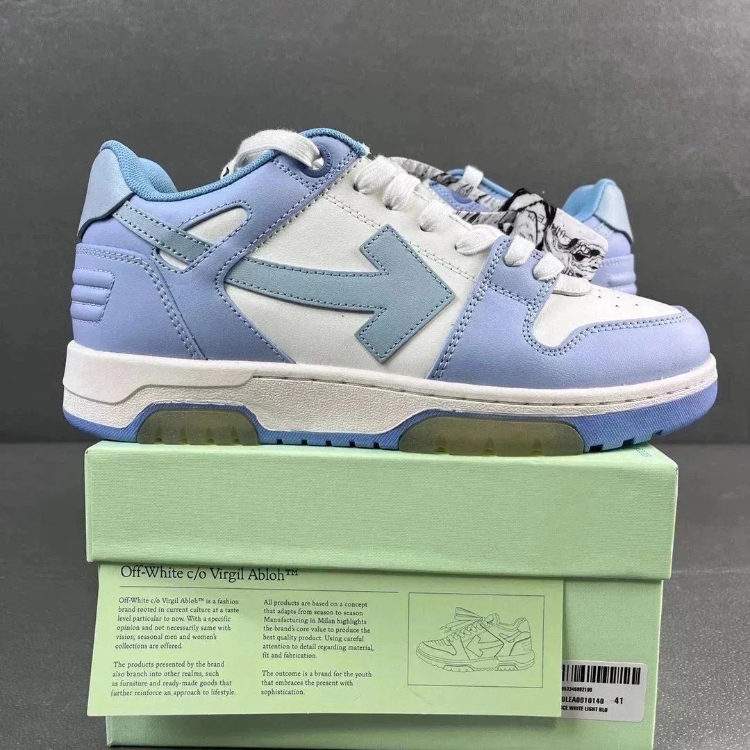 OW Arrow Shoes Light Blue White 10140