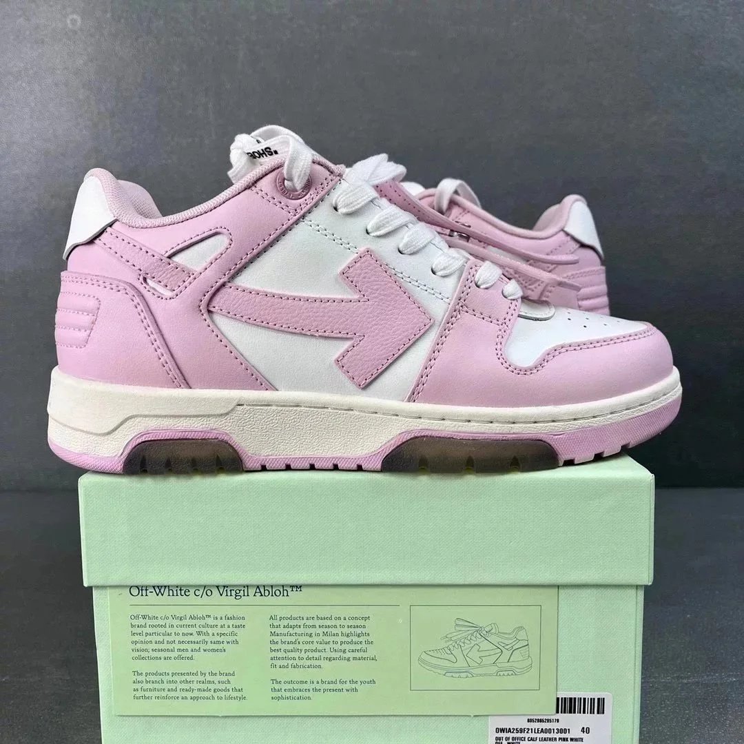 OW Arrow Shoes Pink White 13001
