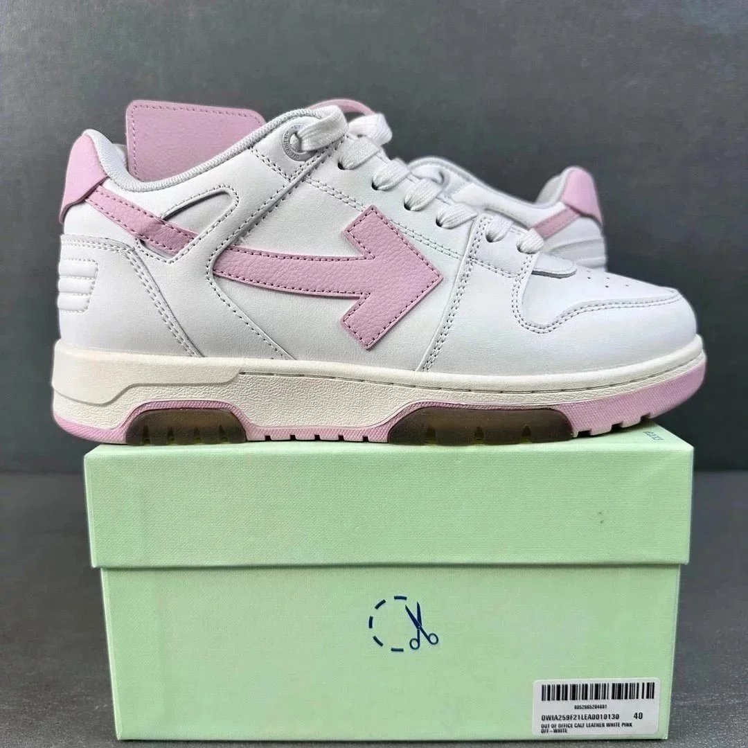 OW Arrow Shoes Light Pink White 10130