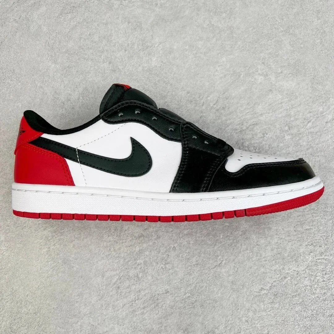 AJ1 Low Black and Red Toe CZ0790-106