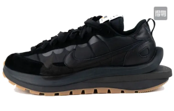 Nike x Sacai VaporWaffle Black Sneakers Chunky Sneakers - 1