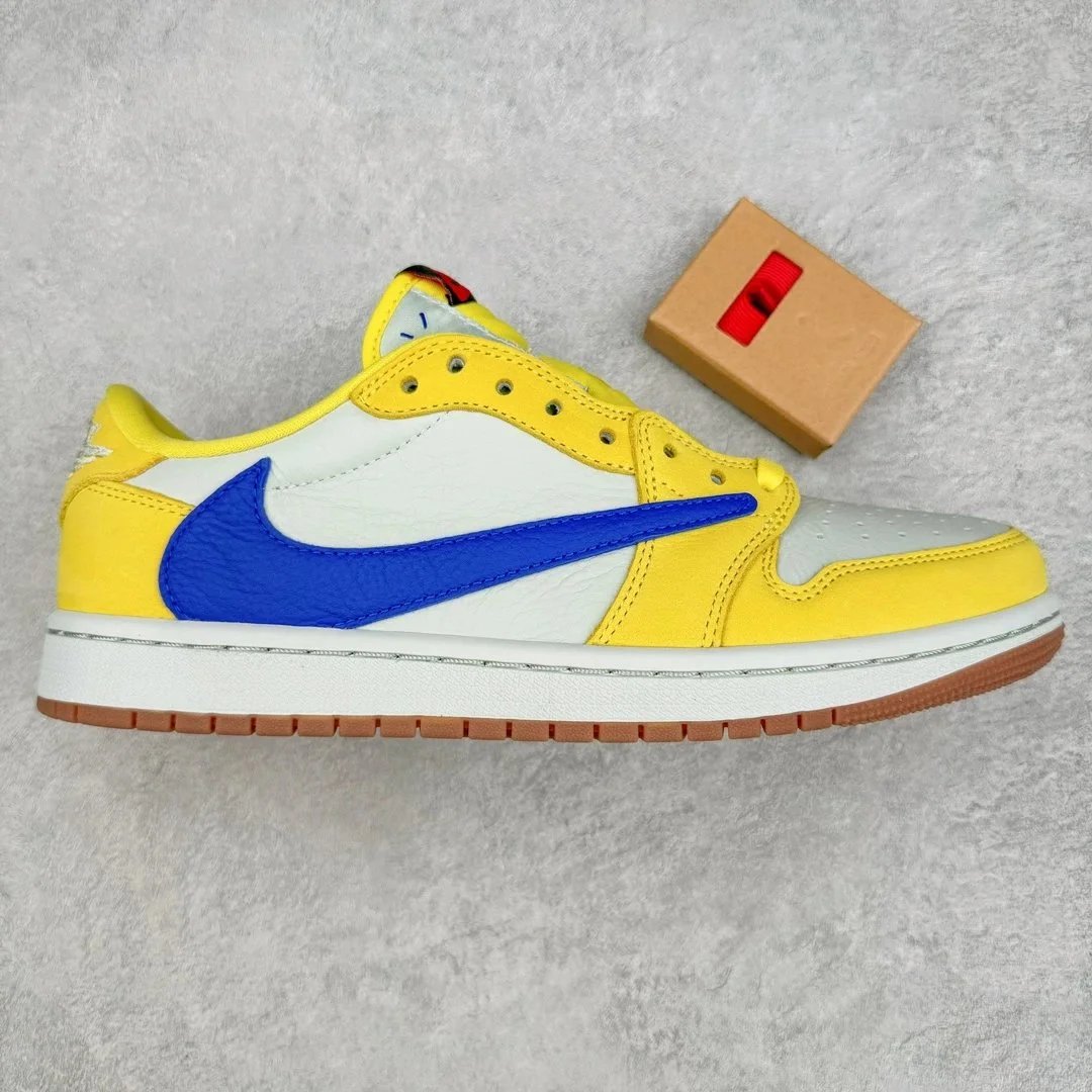AJ1 Yellow Blue Inverted Hook Low Help 7.0 DZ4137-700