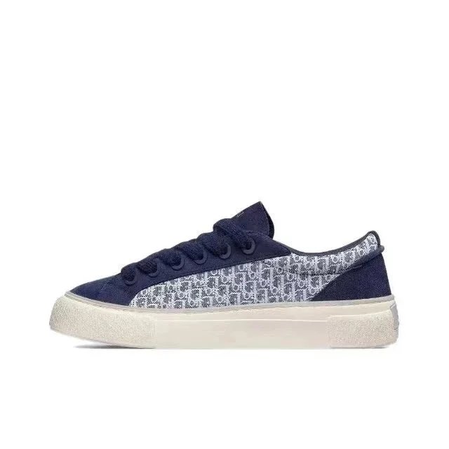 Dior Sneakers B33 low-top canvas — 3SN303ZWN_H559 Blue and White