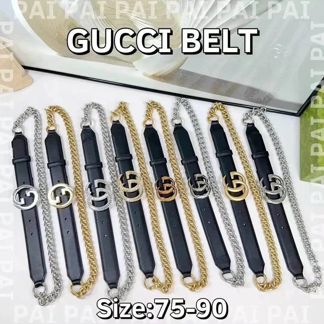 Gucci Belts Double G Buckle Chain Belt image 1
