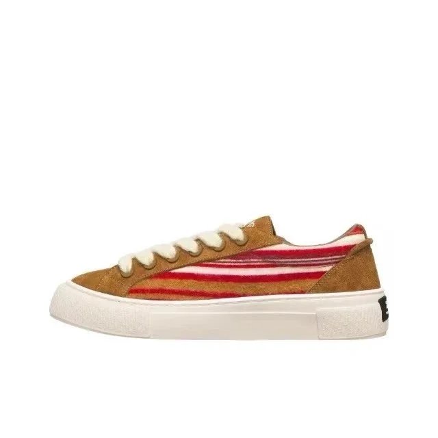 Dior Sneakers B33 low-top canvas — 3SN303ZWR_H763 Brown-Red