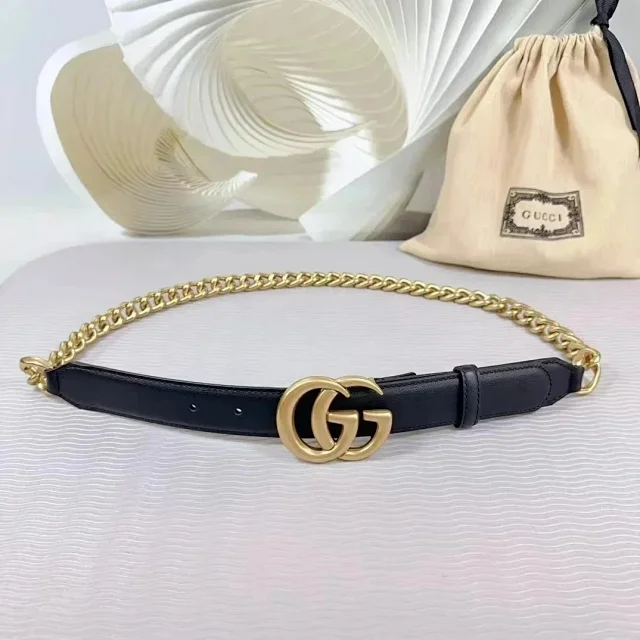 Gucci Belts Double G Buckle Chain Belt product detail image 2
