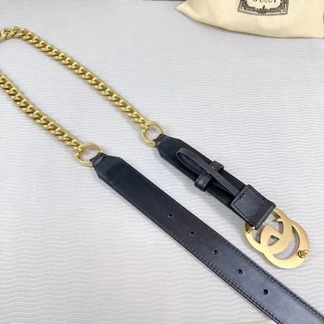 Gucci Belts Double G Buckle Chain Belt product detail image 4