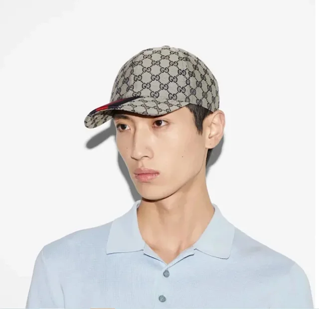 Gucci Hats Logo-print baseball cap product detail image 49