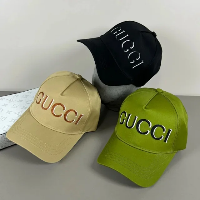 Gucci Hats Logo-print baseball cap product detail image 69