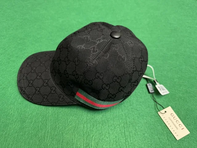 Gucci Hats Logo-print baseball cap product detail image 18