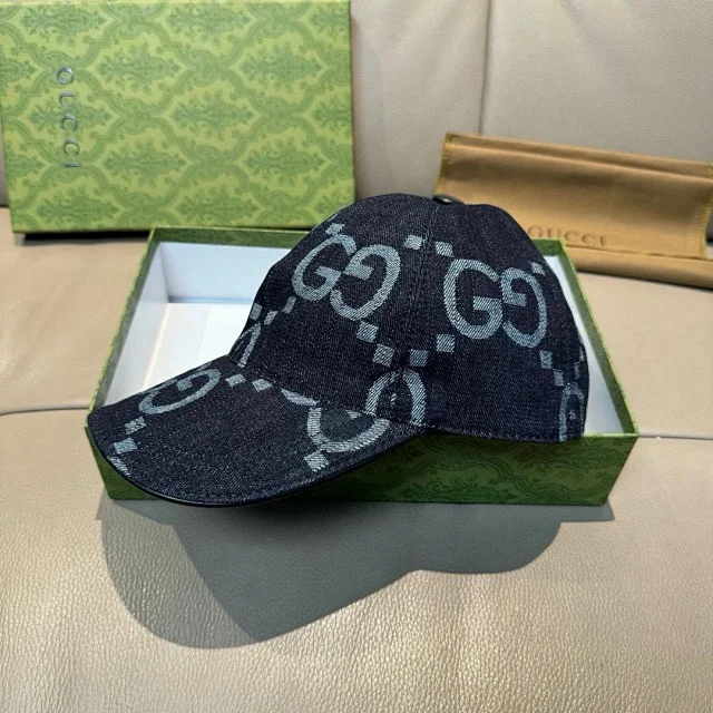 Gucci Hats Logo-print baseball cap product detail image 42
