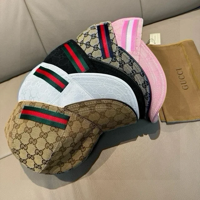 Gucci Hats Logo-print baseball cap product detail image 45