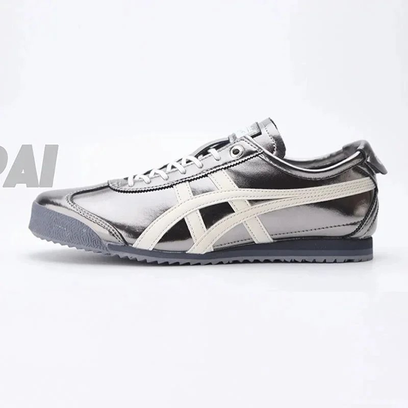 Onitsuka Tiger Sneakers Mexico 66 low-top lace-up — Silver 66/