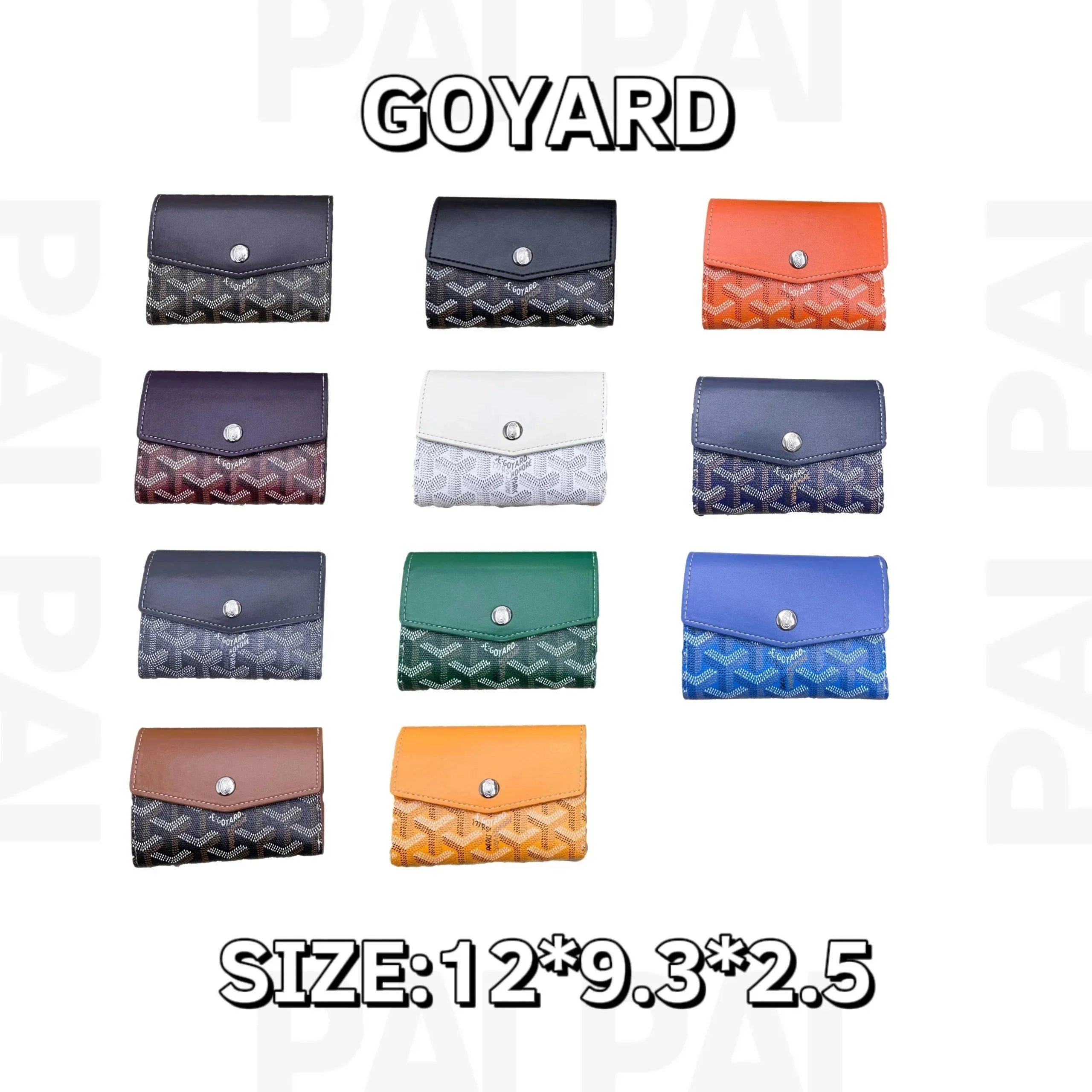 Goyard Wallets & Card Holders Flap Holder with Chevron Pattern image 1