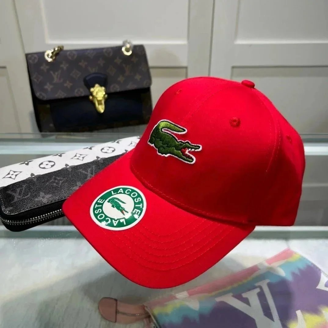 Lacoste Hats Crocodile Logo Baseball Cap — 6