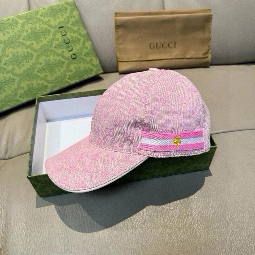 Gucci Hats Logo-print baseball cap — 11
