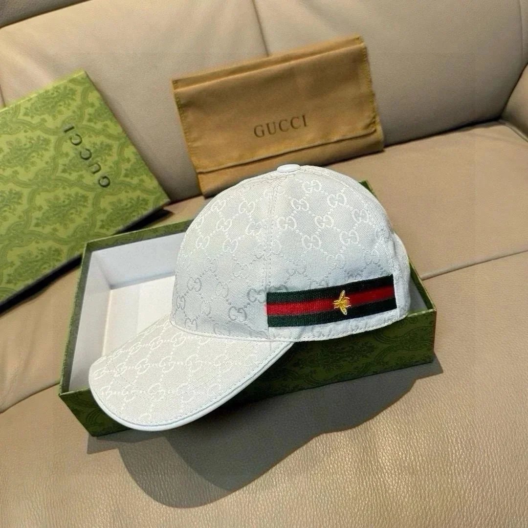 Gucci Hats Logo-print baseball cap — 12