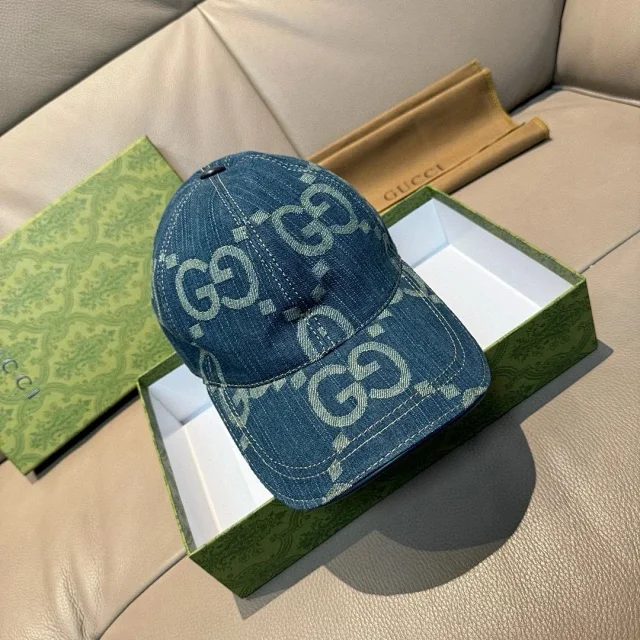 Gucci Hats Logo-print baseball cap product detail image 39