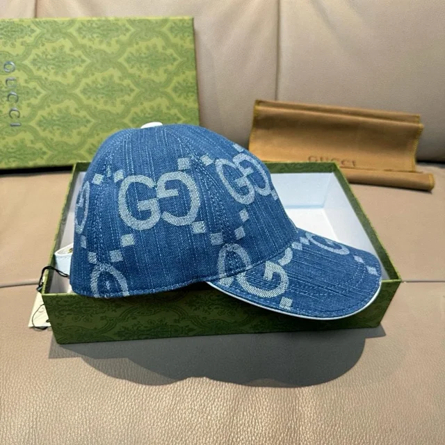 Gucci Hats Logo-print baseball cap product detail image 44