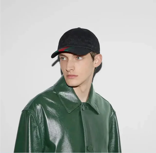 Gucci Hats Logo-print baseball cap product detail image 48
