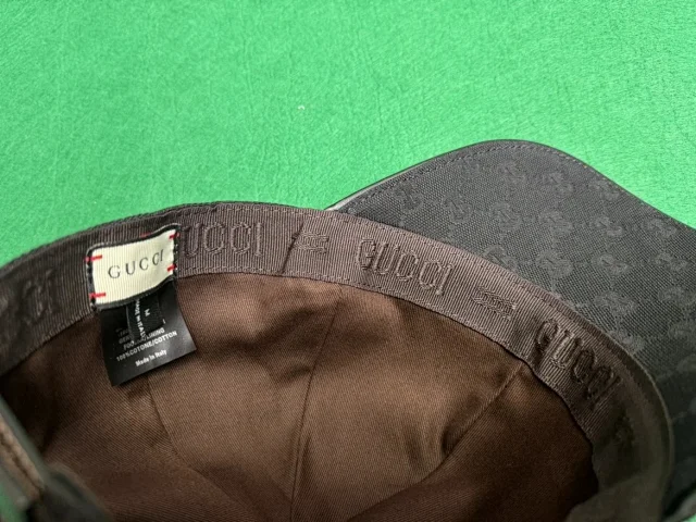 Gucci Hats Logo-print baseball cap product detail image 20