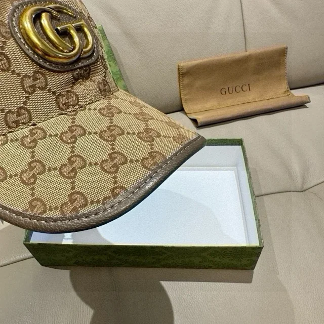 Gucci Hats Logo-print baseball cap product detail image 61
