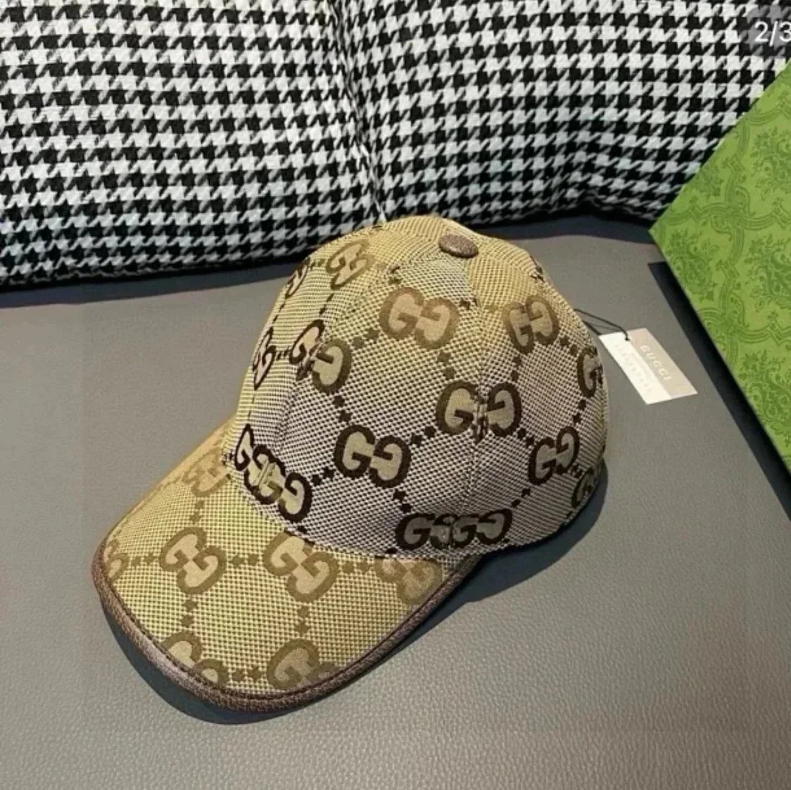 Gucci Hats Logo-print baseball cap — 3