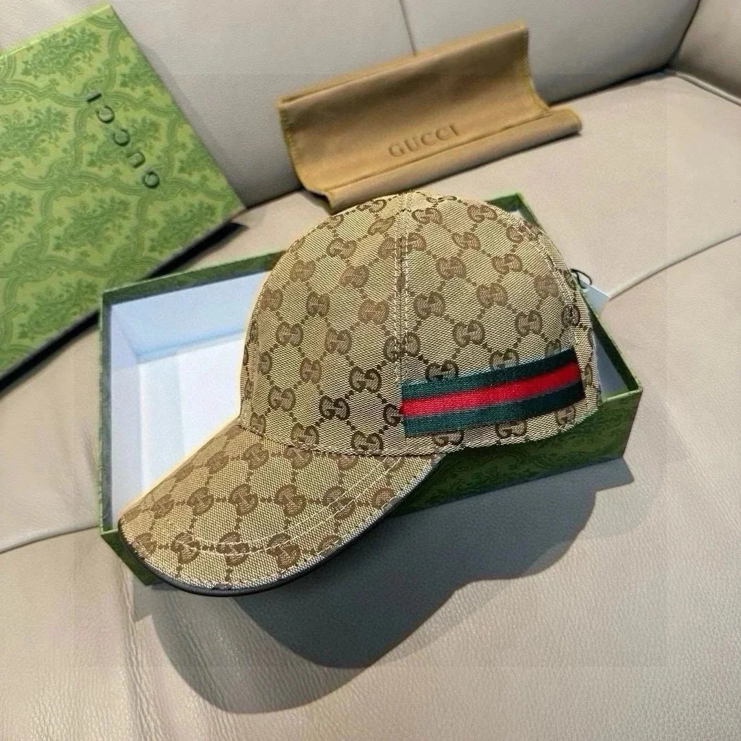 Gucci Hats Logo-print baseball cap — 14
