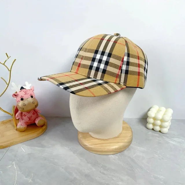 Burberry Hats Check Pattern Baseball Cap product detail image 54