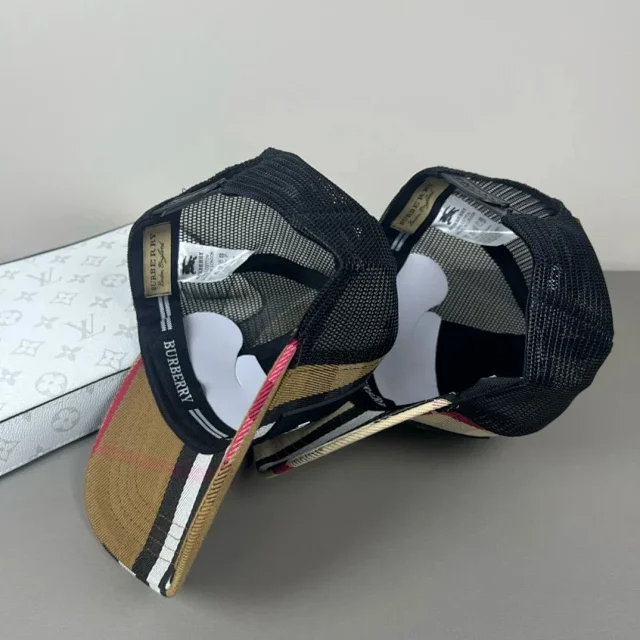 Burberry Hats Check Pattern Baseball Cap product detail image 72