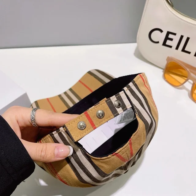 Burberry Hats Check Pattern Baseball Cap product detail image 75