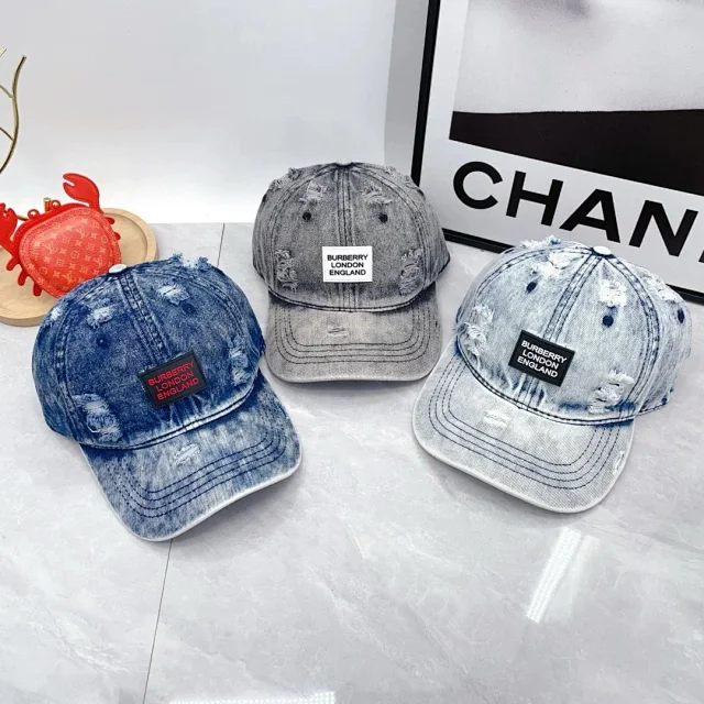 Burberry Hats Check Pattern Baseball Cap product detail image 81