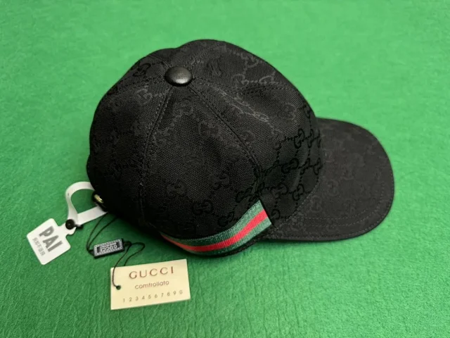 Gucci Hats Logo-print baseball cap product detail image 16
