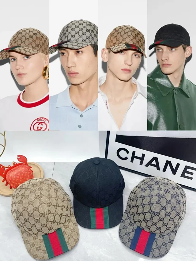 Gucci Hats Logo-print baseball cap product detail image 47