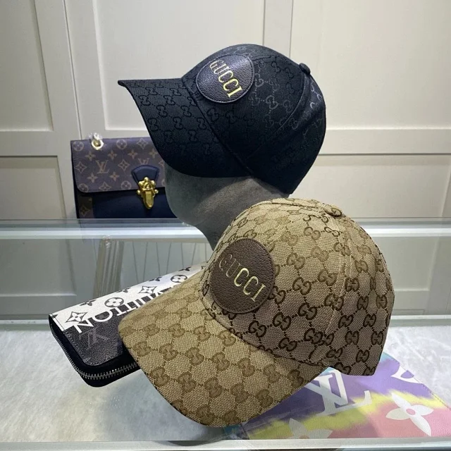 Gucci Hats Logo-print baseball cap product detail image 52