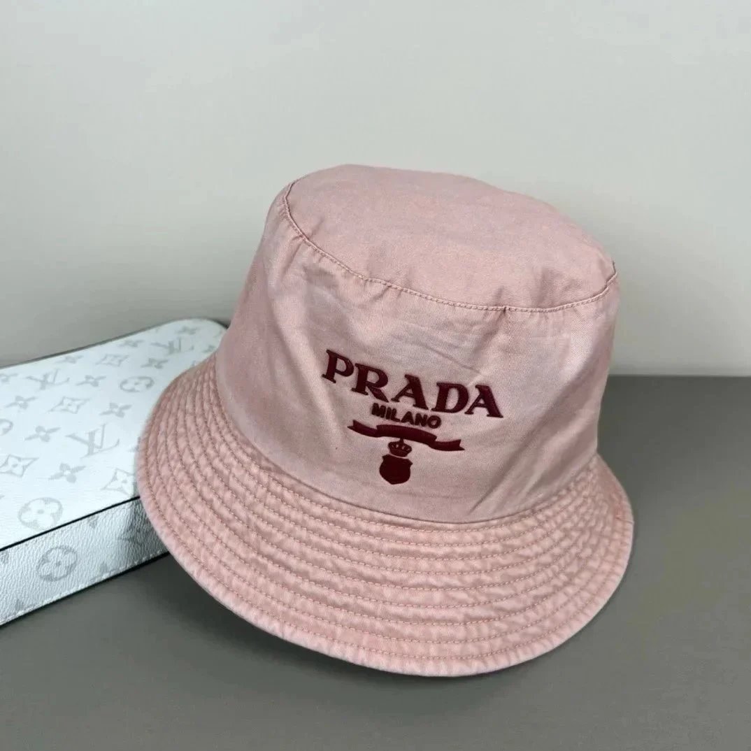 Prada Hats Triangle Plaque Baseball Cap — 25