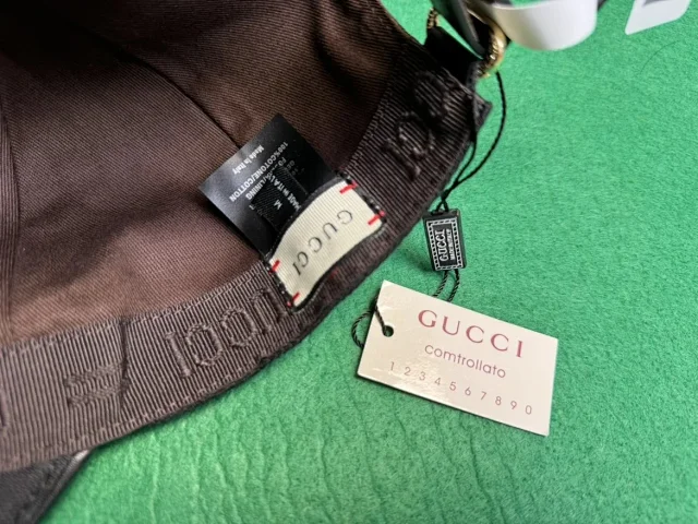 Gucci Hats Logo-print baseball cap product detail image 19
