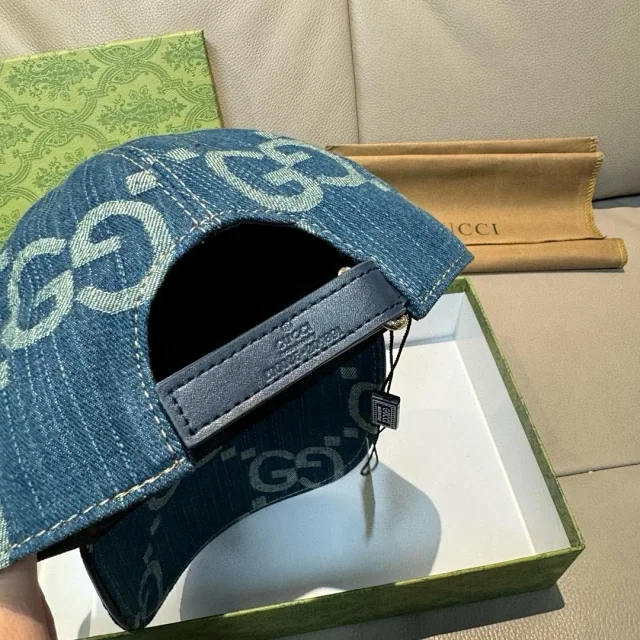 Gucci Hats Logo-print baseball cap product detail image 40
