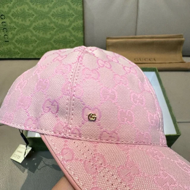 Gucci Hats Logo-print baseball cap product detail image 55