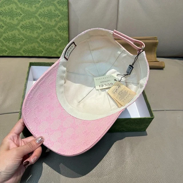 Gucci Hats Logo-print baseball cap product detail image 56