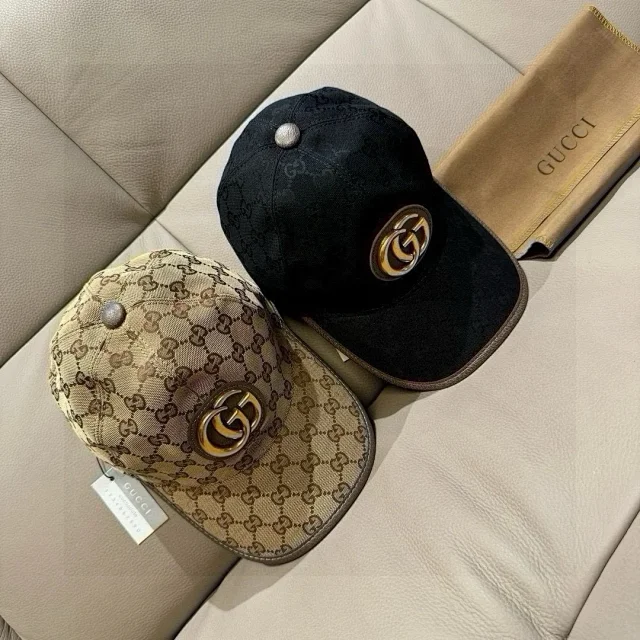 Gucci Hats Logo-print baseball cap product detail image 60