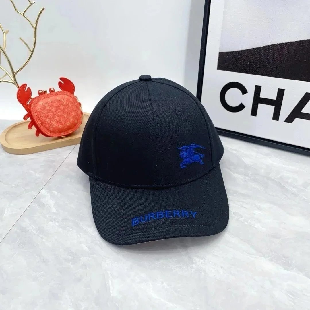 Burberry Hats Check Pattern Baseball Cap — 26