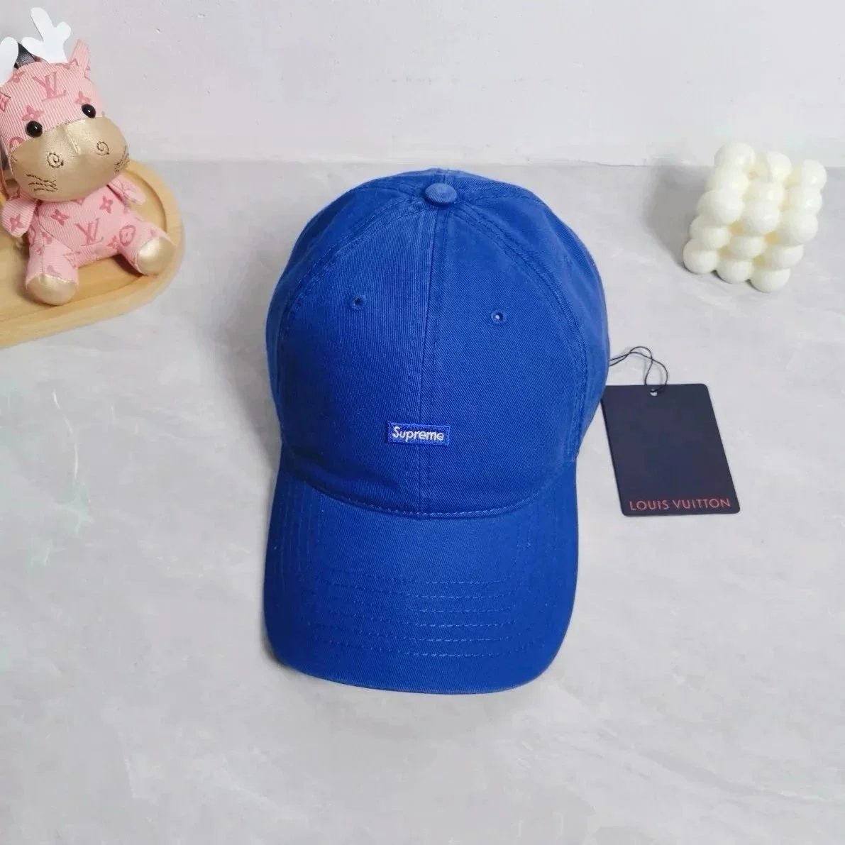 Supreme Hats Distressed Wash Baseball Cap — 11