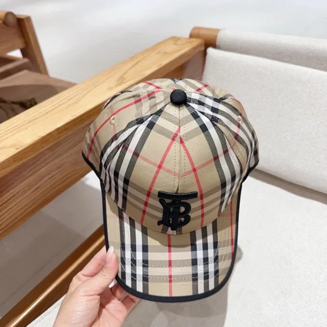 Burberry Hats Check Pattern Baseball Cap product detail image 40