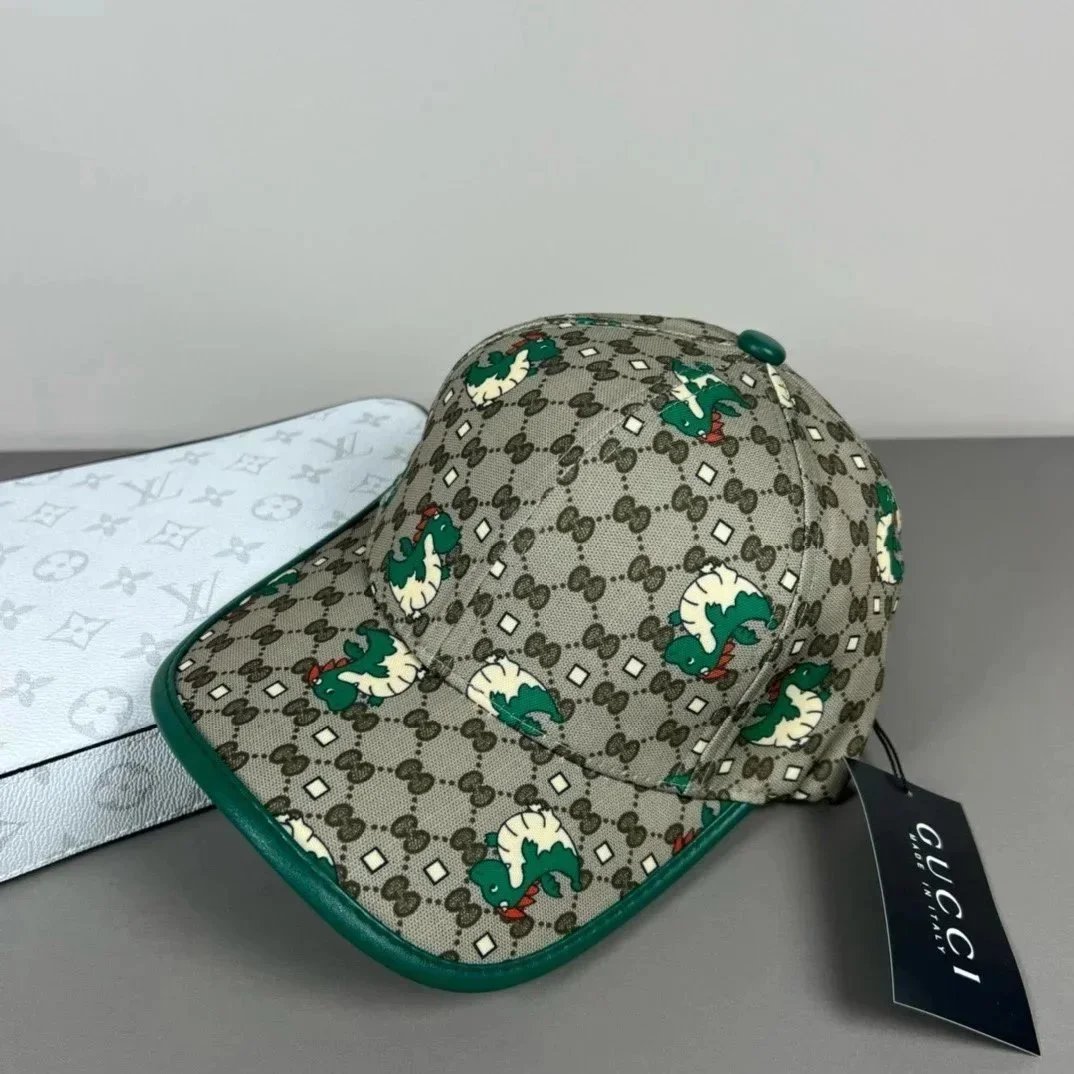 Gucci Hats GG Monogram Baseball Caps — 34