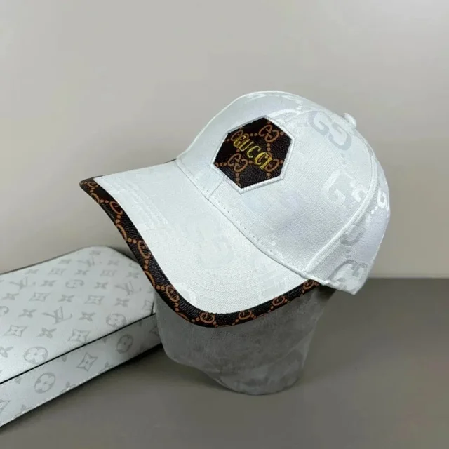 Gucci Hats GG Monogram Baseball Caps product detail image 1