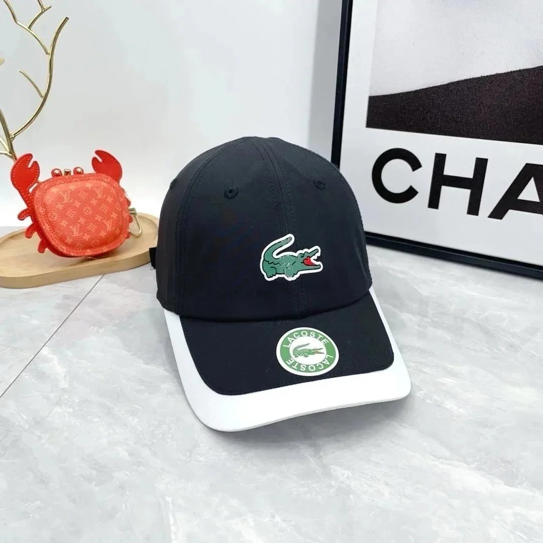 Lacoste Hats Crocodile Logo Baseball Cap — 19
